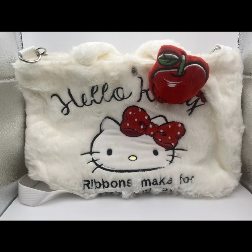 Hello Kitty Plush Purse-Sanrio-New - Picture 2 of 3